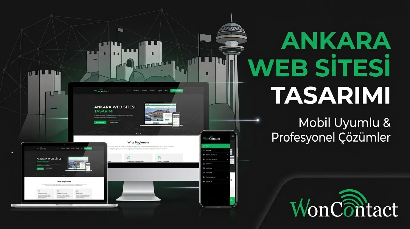 Ankara'da web sitesi tasarımı hizmeti